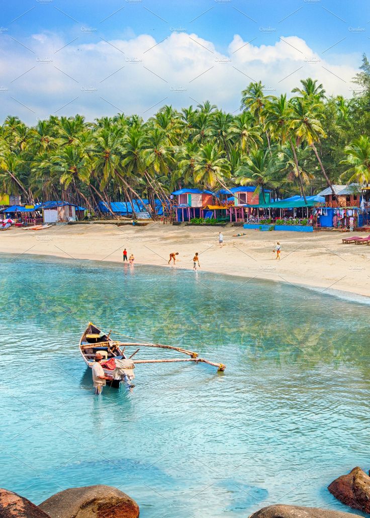 Beautiful coastal view of Goa tourism